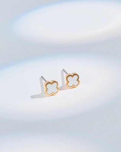 18K Plated Wynn Post Earrings