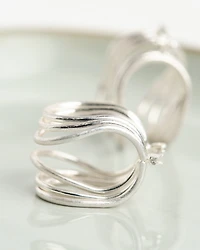 Wavy Medium Hoop