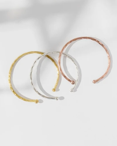 Set of 3 Open Bangles