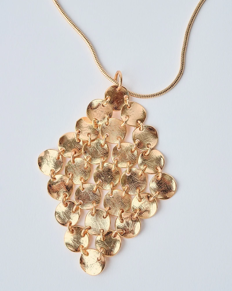 18K Plated Chainmail Necklace