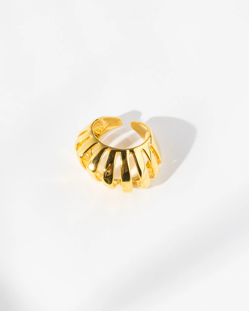 18K Plated Statement Ring
