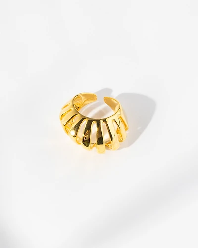 18K Plated Statement Ring