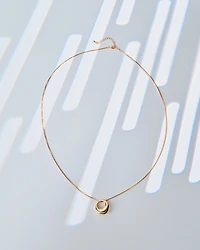 18K Plated Hold On Necklace