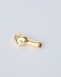 18K Plated Heart Hair Clips Set