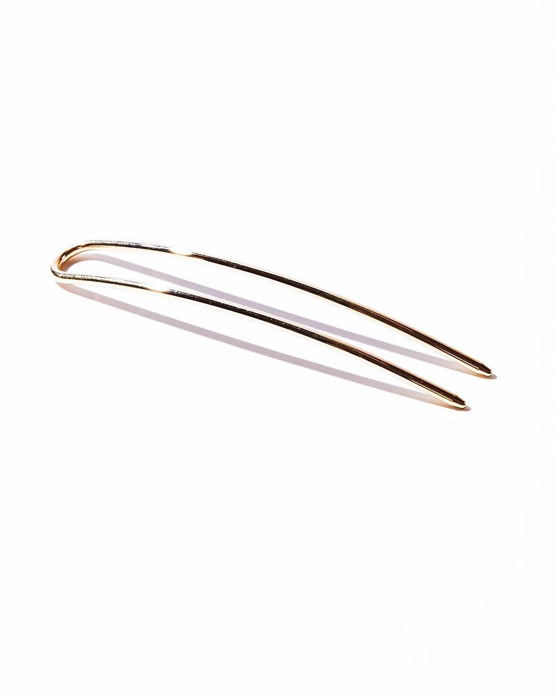 Simple Metallic Hair Pin