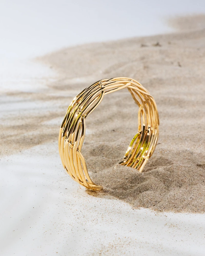 18K Plated Nido Cuff