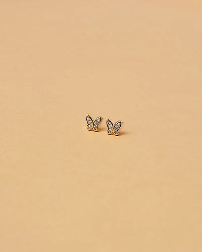 16K Plated Mari Post Earrings