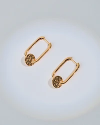 16K Plated Treble Earrings