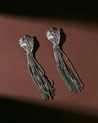 Sparkle Leaf Earrings