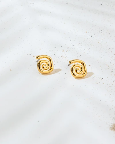 16K Plated Emi Earrings