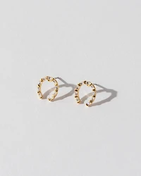 16K Plated Herradura Earrings