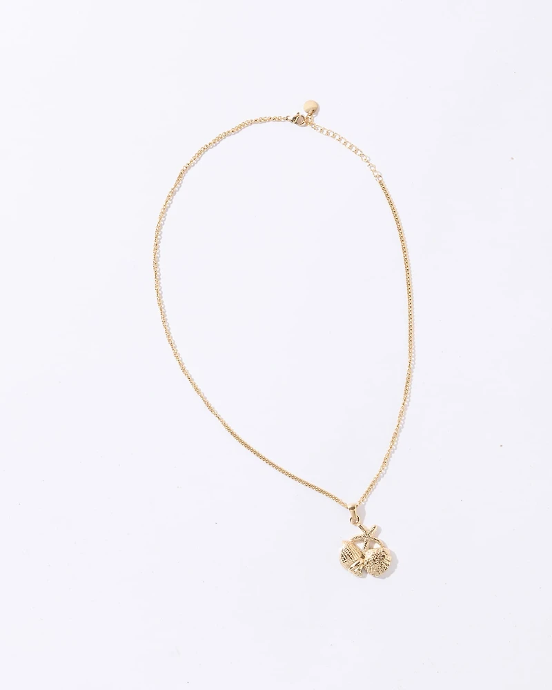 18K Plated Tesoros Necklace