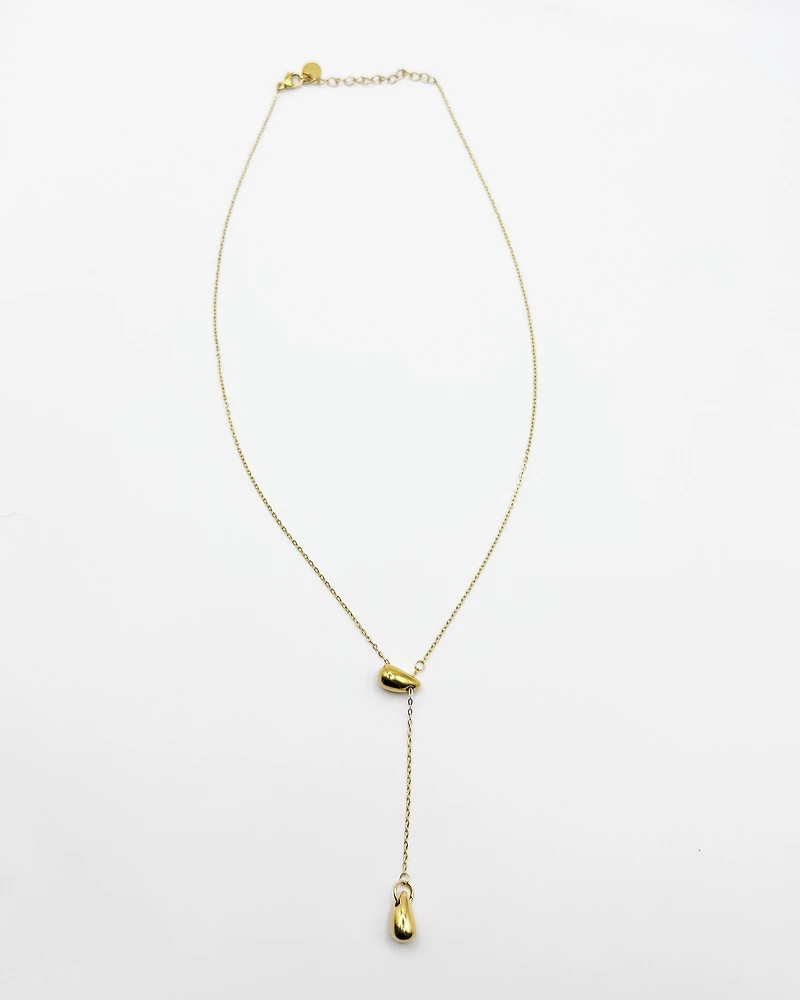2 Drops Latriat Necklace