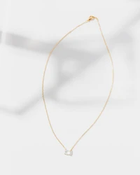 16K Plated Demure Necklace