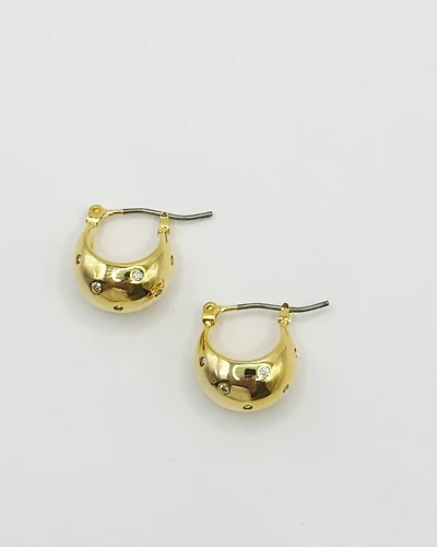 18K Plated Aziz Earrings