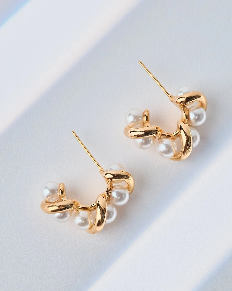 18K Plated Blend Earrings