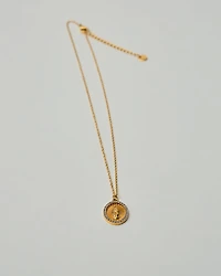 18K Plated Virgen Necklace