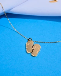 18K Plated Chanclas Necklace
