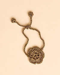 Crochet Flower Choker