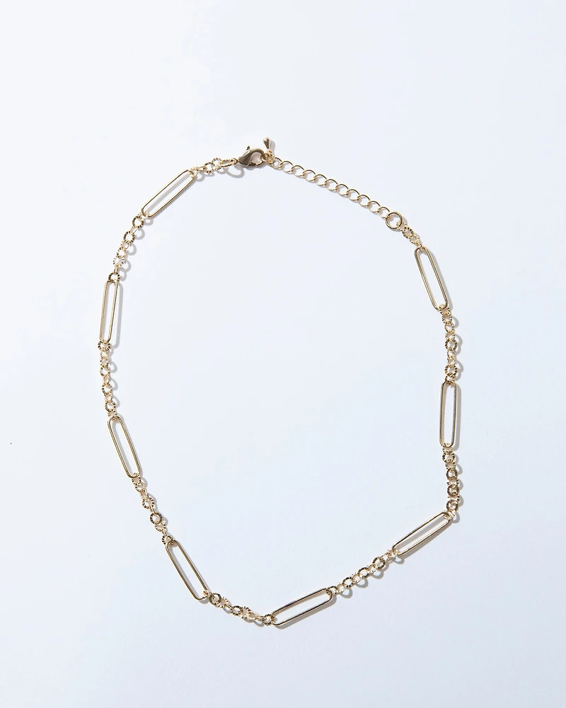 14K Plated Rossa Necklace