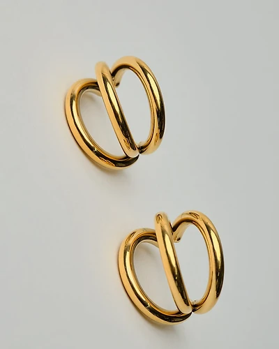 18K Plated Cerik Earrings