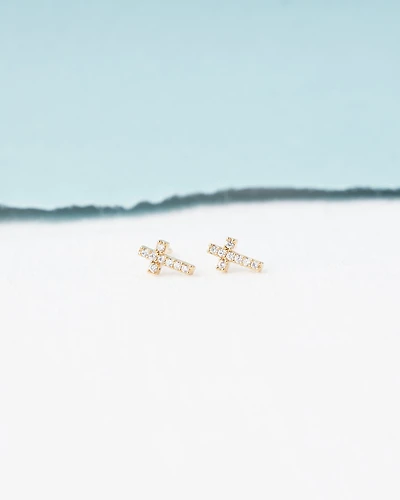 La Cruz Stud Earrings