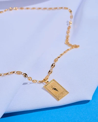 18K Plated La Piragua Necklace