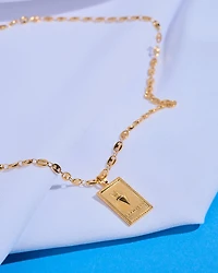 18K Plated La Piragua Necklace