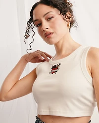 Heart Tattoo Tank Crop