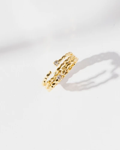 16K Plated East Ring