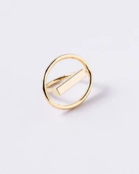 18K Plated Archive Ring