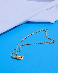 18K Plated PR Bold Necklace
