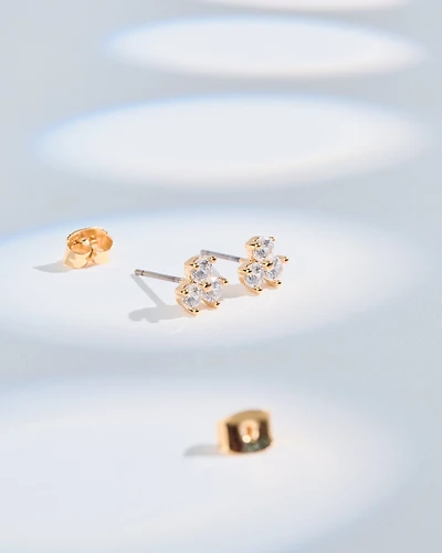 18K Plated Elle Posts