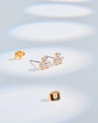 18K Plated Elle Posts