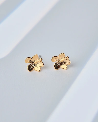 16K Plated Amapola Earrings