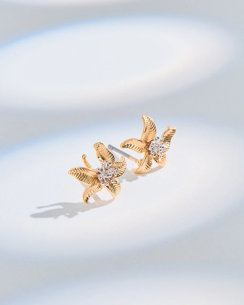 16K Plated Amelia Earrings