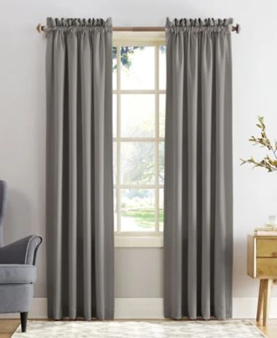 Sun Zero Gramercy Room Darkening Rod Pocket Curtain Panel