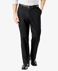 Dockers Men's Signature Lux Cotton Classic Fit Creased Stretch Khaki Pants