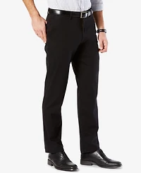 Dockers Mens' Signature Lux Cotton Straight Fit Stretch Khaki Pants