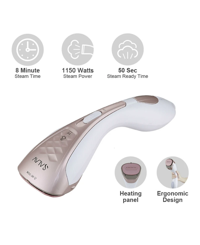 Hs-100 Duo Press Hand Held Iron + Steamer