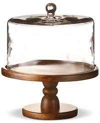 Jay Imports Medera Pedestal Plate with Dome