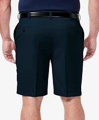 Haggar Men's Big & Tall Cool 18 Pro Classic-Fit Stretch Flat-Front 9.5" Shorts