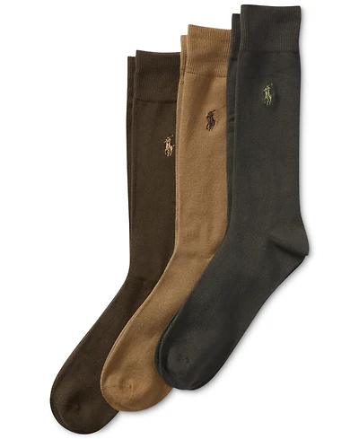 Polo Ralph Lauren Men's 3-Pk. Supersoft Dress Socks