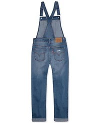 Levi's Big Girls Adjustable Waistband Girlfriend Denim Overalls