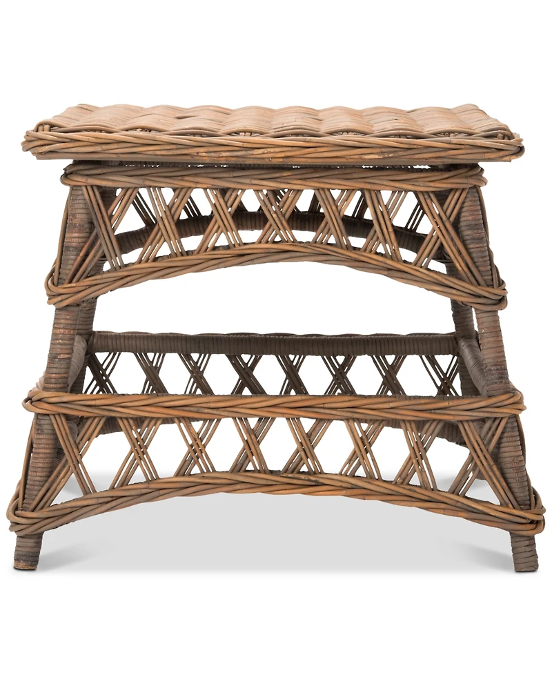 Sora Wicker Accent Table