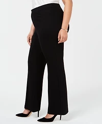 Anne Klein Plus Wide-Leg Trousers