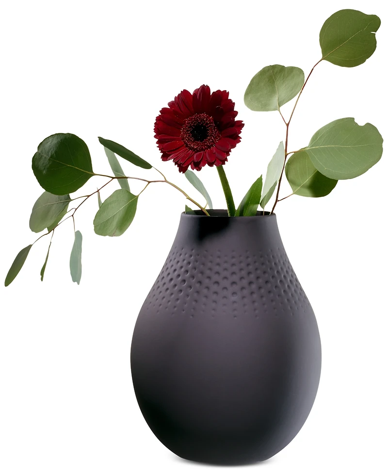 Villeroy & Boch Black Perle Vase No.2