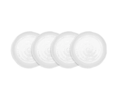 Q Squared Pearl Melamine 4-Pc. Salad Plate Set