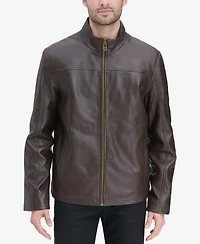 Cole Haan Men's Smooth Leather Jacket, Created for Macy's