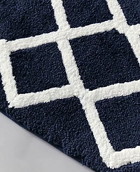 Madison Park Bittman Tufted Reversible Microfiber Bath Rug, 21" x 34"